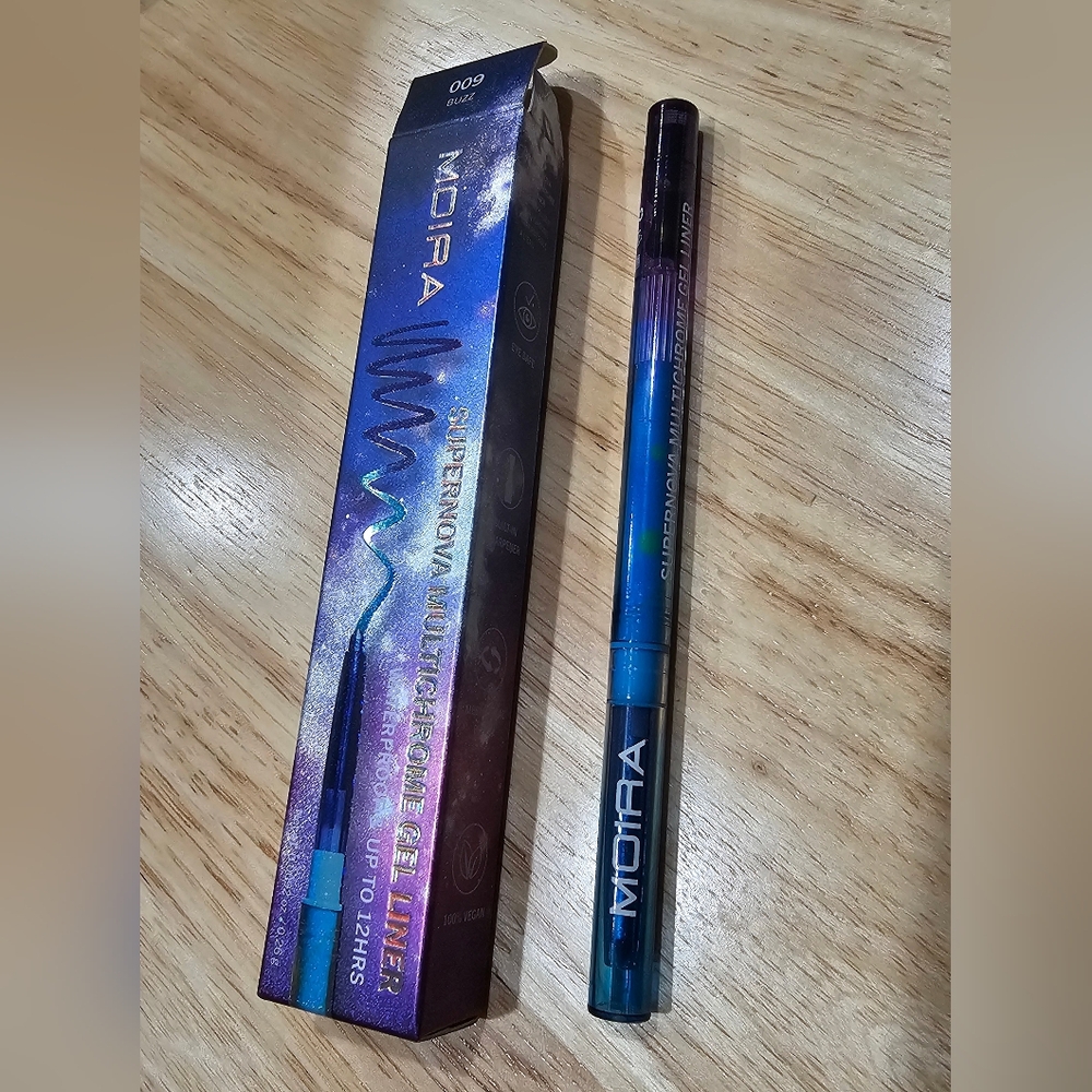 Moira Shimmering Blue # 009 Buzz Gel Eyeliner Pen New In Box - Picture 8 of 8